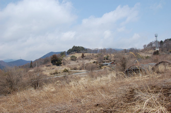 天白城方面から見た本城